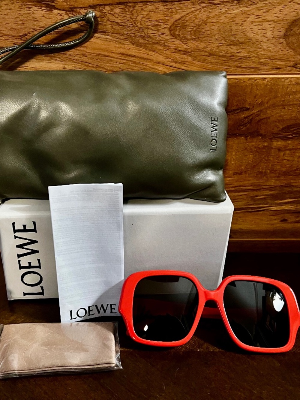 LOEWE - LW40134U - 42E - Orange/Brown- 54-18-140 - Square Sunglasses